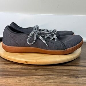 WHITIN Barefoot Minimalist Sneakers Men 46 Charcoal Grey Gum Sole Good Condition